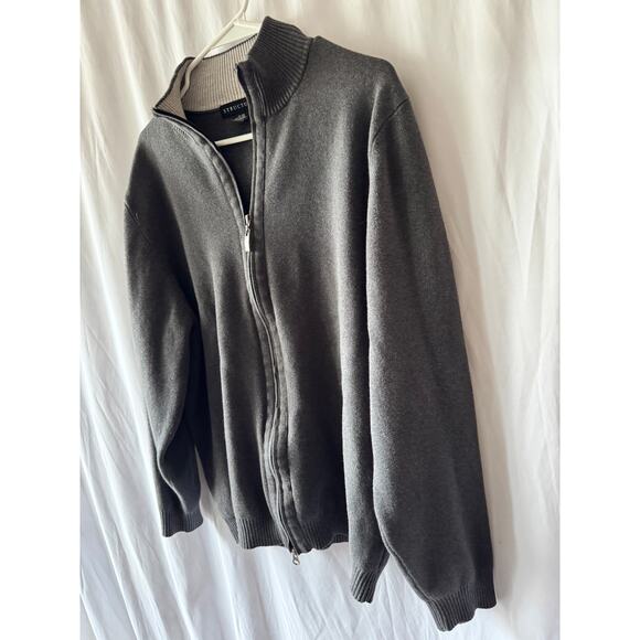 Structure Full Zip Mock Neck Sweater Jacket, Size XL - Picture 3 of 9